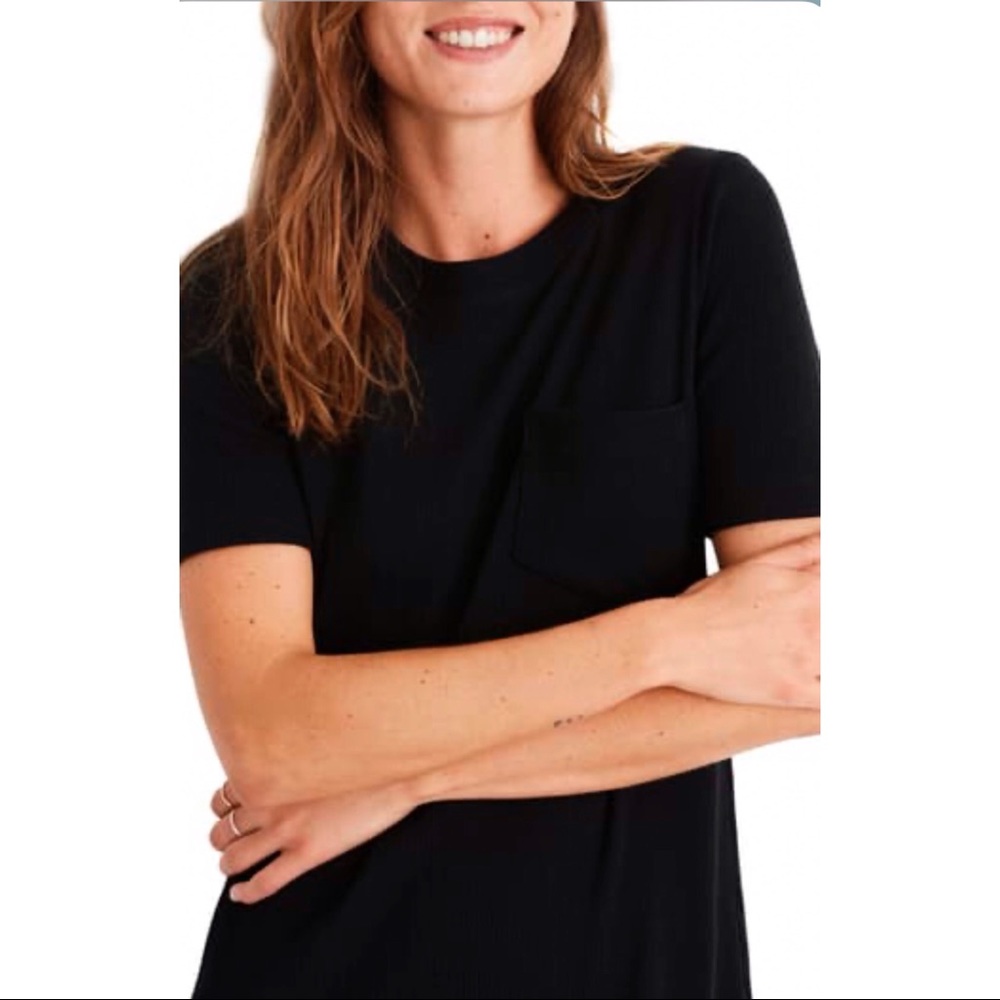 SOLD Madewell Women’s Ribbed Jersey Knit Dress - Picture 3 of 12